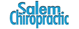 Logo with the words “Salem Chiropractic” in bold, light blue letters